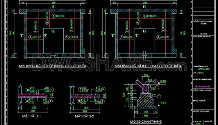 243. Structural Drawings Of 5-Story House A Complete Project 4.8m x 13.6m For Download