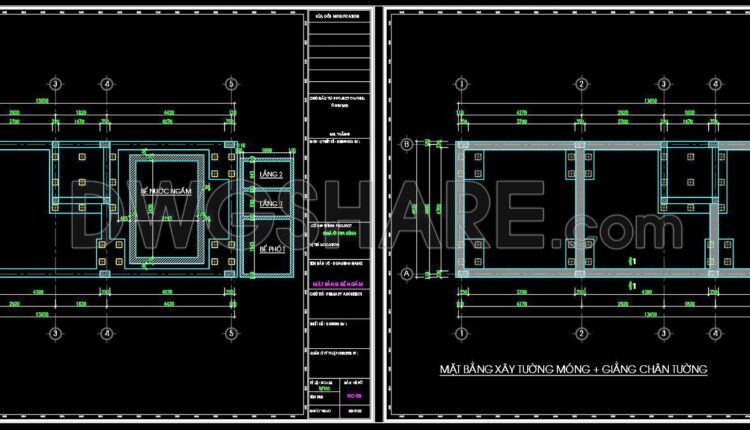 243. Structural Drawings Of 5-Story House A Complete Project 4.8m x 13.6m For Download