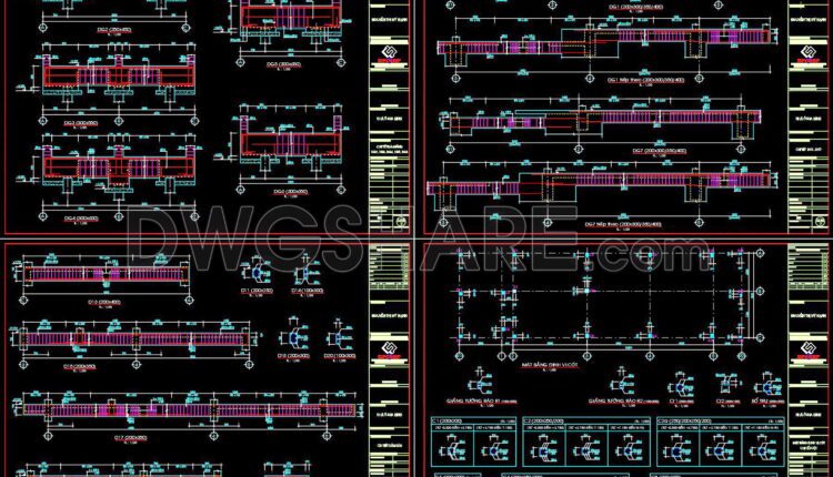 244. Structural Drawings Of 2-Story House A Complete Project 6m x 20m For Download