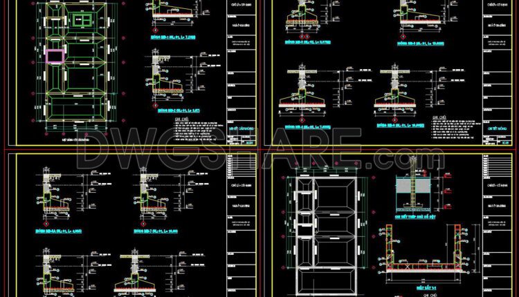 245. Structural Drawings Of 6-Story House A Complete Project 10m x 19.5m For Download