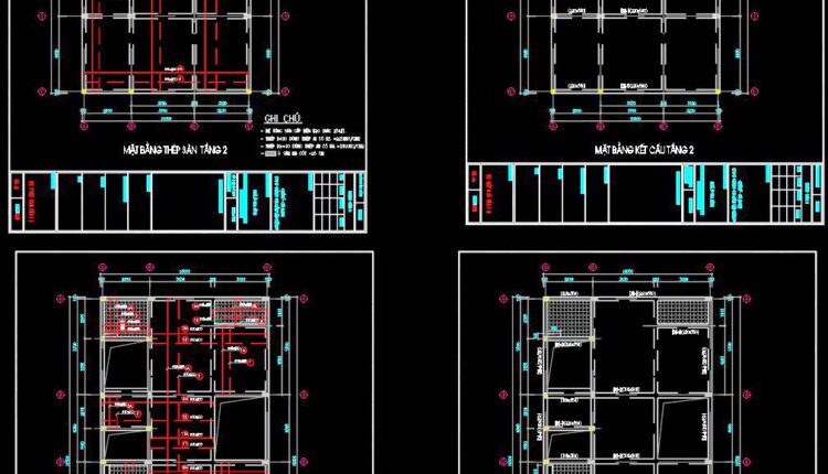 245. Structural Drawings Of 6-Story House A Complete Project 10m x 19.5m For Download