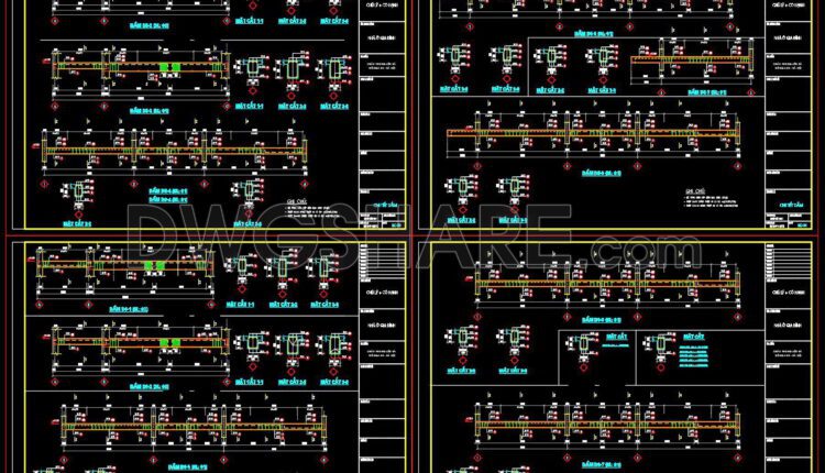 245. Structural Drawings Of 6-Story House A Complete Project 10m x 19.5m For Download