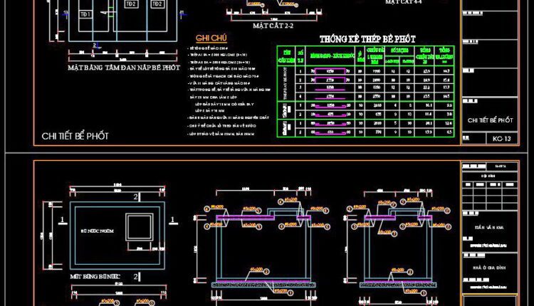 246. Structural Drawings Of 2-Story House A Complete Project 8.7m x 13.5m For Download