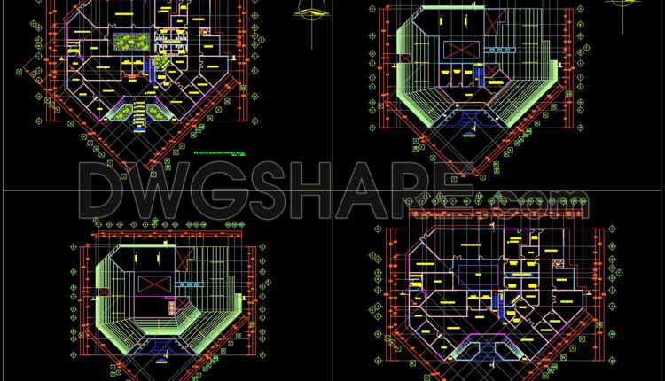 25. CAD drawings of Educative Center for download