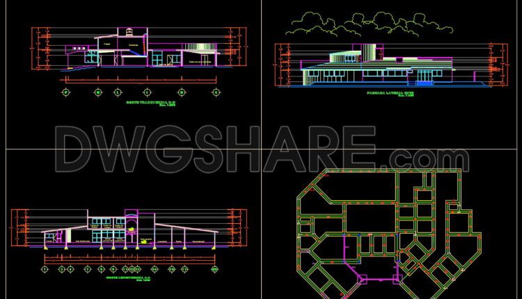 25. CAD drawings of Educative Center for download