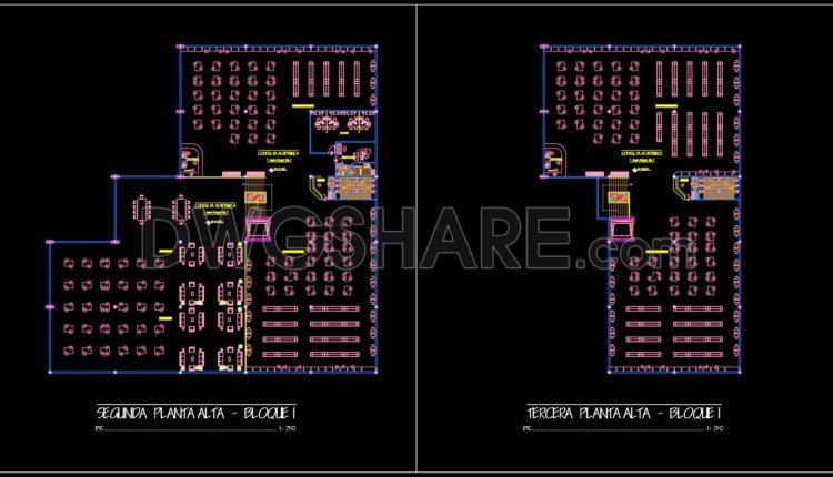 26. CAD drawings of General Library for download