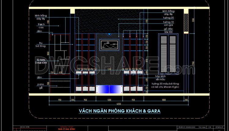 274. CAD detailed drawings of vertical facade wall sections for townhouses