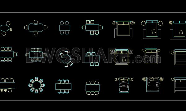 2 years ago
                

                
             805284. Free download the luxurious Italian Moroso Dining tables and beds CAD block library