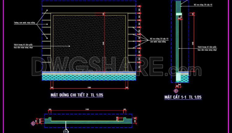 291. Detailed architectural CAD drawings of the facade, balcony, railing townhouse