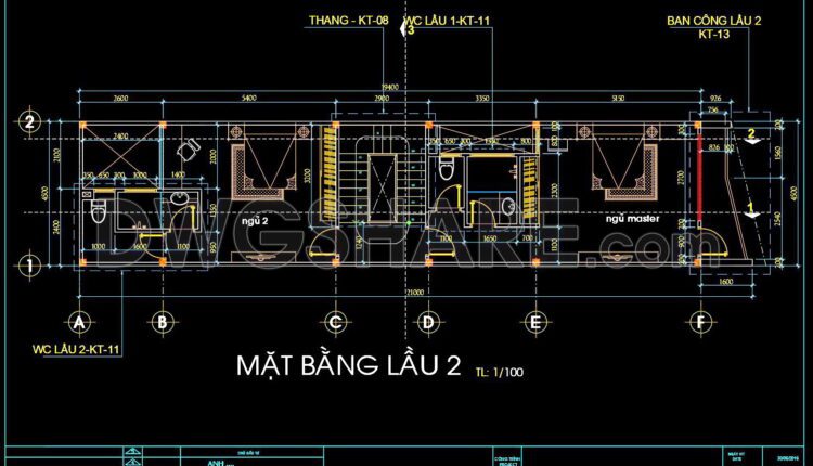 297. CAD design drawings for a 4-story townhouse with dimensions of 4.5m x 20.5m