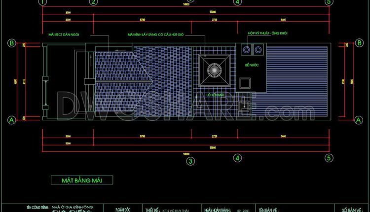 307. CAD design drawings for a 4-story townhouse with dimensions of 4.1m x 16m