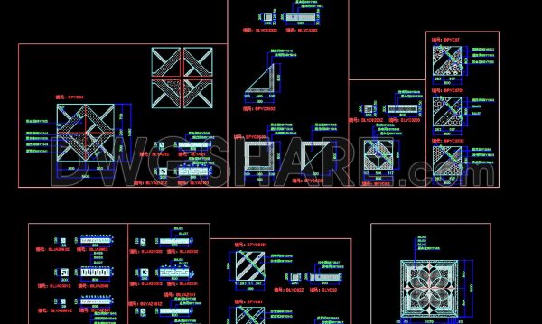 316. Paving Design CAD Blocks