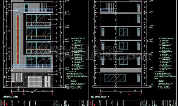 2 years ago
                

                
             1,357317. CAD design drawings for a 6-story townhouse with dimensions of 10m x 19.5m