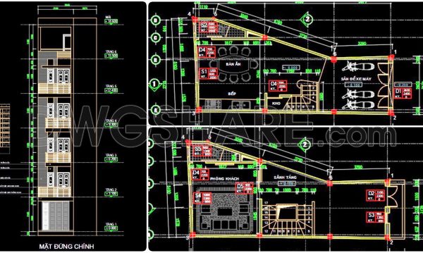 2 years ago
                

                
             666328. CAD design drawings for a 6-story townhouse with dimensions of 3.1m x 10.5m