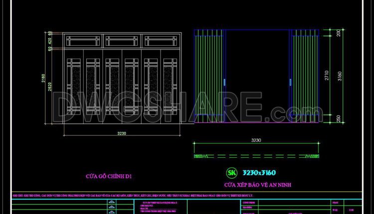 512. Detailed CAD Drawings Of Doors, Windows For Download