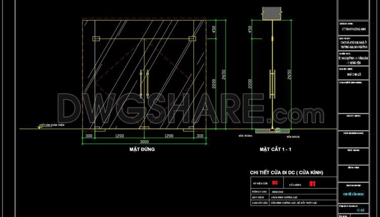 515. Detailed CAD Drawings Of Doors, Windows For Download