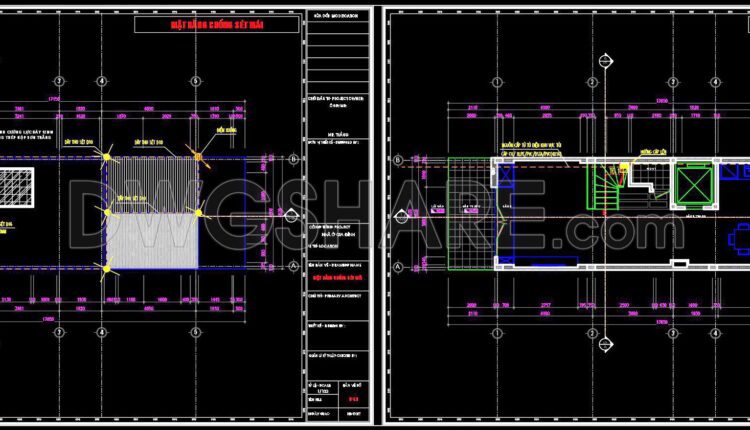 81. CAD drawings for detailed electrical designs for a 5-story townhouse
