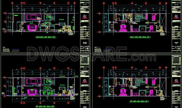 2 years ago 59683. CAD drawings for detailed electrical designs for a 3-story townhouse