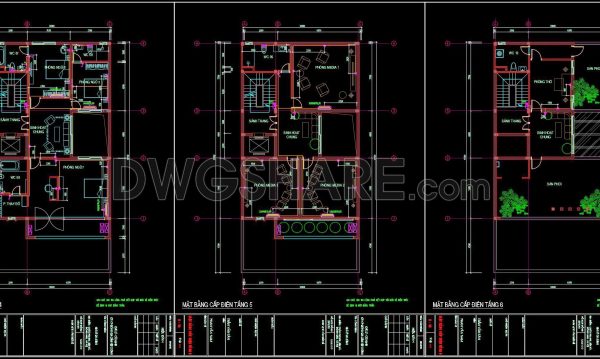 2 years ago
                

                
             72085. CAD drawings for detailed electrical designs for a 6-story townhouse