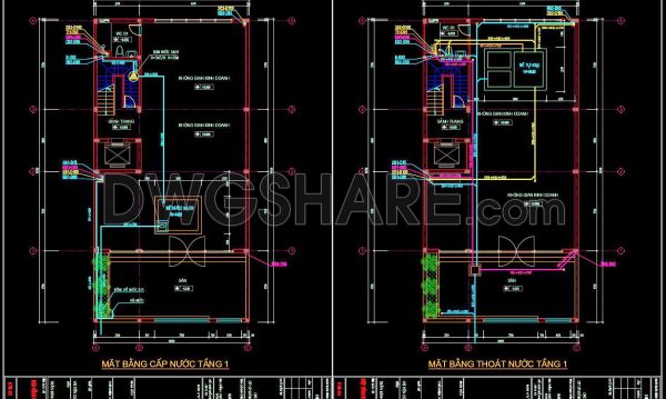 2 years ago
                

                
             67386. CAD drawings detailing the design of water supply and drainage systems for a 6-story townhouse
