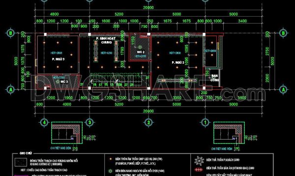 2 years ago
                

                
             61598. Detailed CAD drawings for the ceiling layout design of a 3-story townhouse