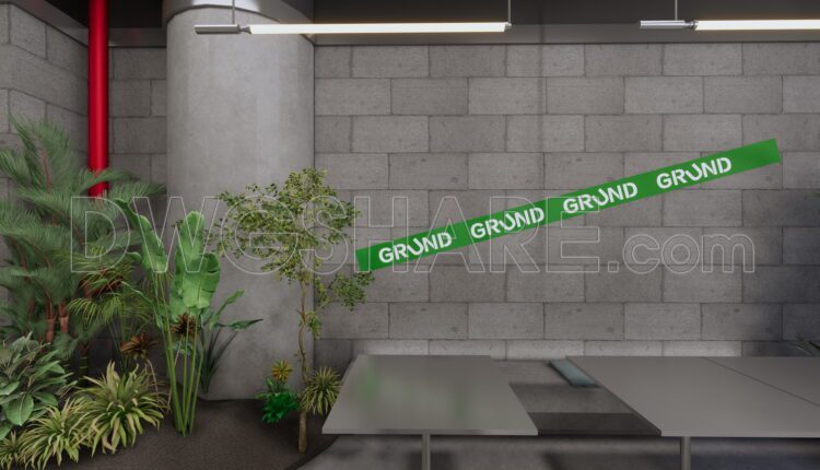 Detailed CAD drawings for the design and construction of coffee shop