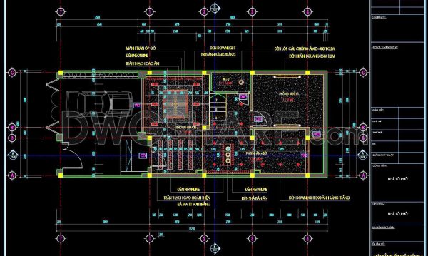 2 years ago
                

                
             884110. Detailed CAD drawings for the ceiling layout design of a 3-story townhouse
