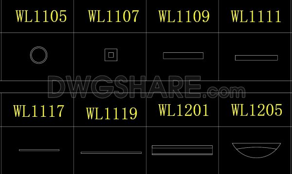 2 years ago
                

                
             1,914116. CAD drawings of various types of kitchen cabinet handles download