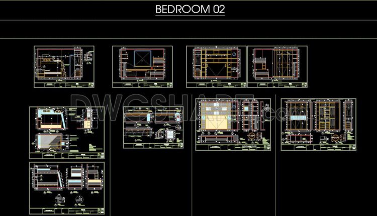 13. CAD design drawings for the construction of a 113 m2 apartment