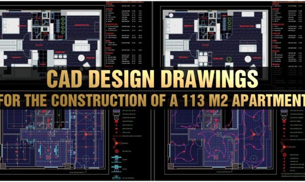 2 years ago
                

                
             1,47013. CAD design drawings for the construction of a 113 m2 apartment
