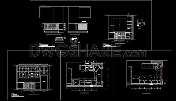 14. Free download of CAD design drawings for the construction of a 67 m2 apartment