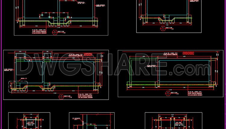 183. CAD drawing Of Firefighting Tank Free download