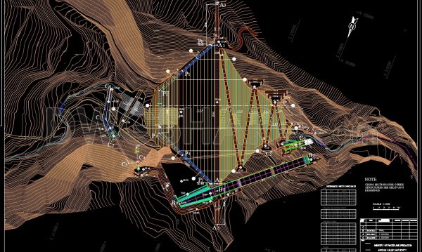 2 years ago
                

                
             914188. CAD drawing Of General Layout – Dam and Structures Free download