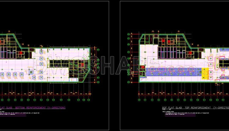 193. CAD drawing Of Slab reinforcement Free download (1)