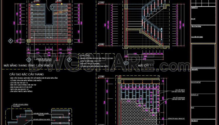 197. Download detailed CAD drawings of townhouse stairs