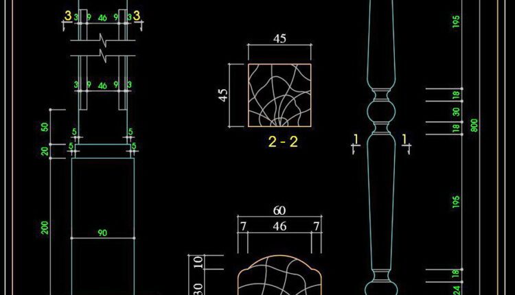 200. Download detailed CAD drawings of townhouse stairs
