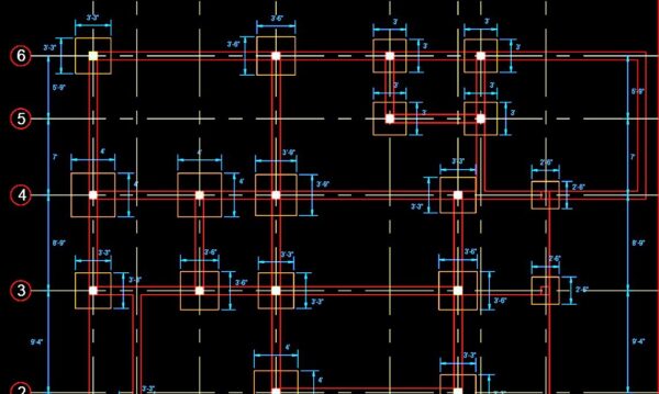 201. CAD drawing Of Slab Bottom Reinforcement Free download