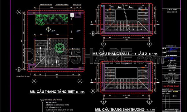 201. Download detailed CAD drawings of townhouse stairs