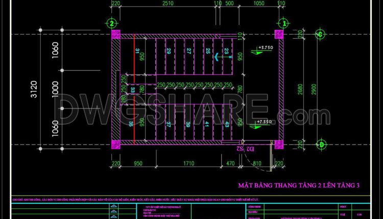 214. Download detailed CAD drawings of townhouse stairs