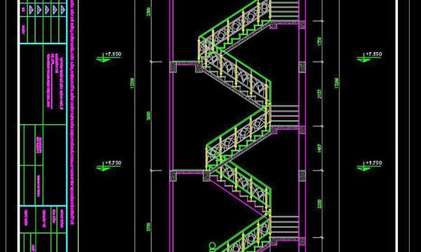214. Download detailed CAD drawings of townhouse stairs