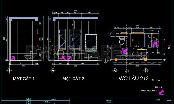 2 years ago
                

                
             577214. WC Layout Plan and elevations details CAD drawings download