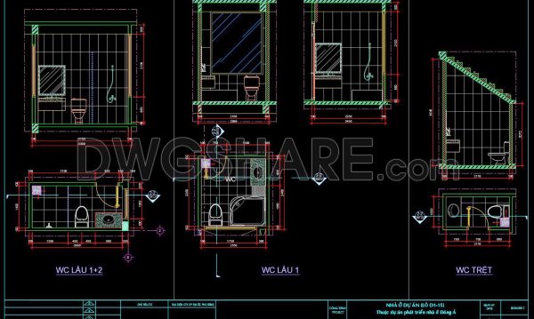 2 years ago
                

                
             523215. WC Layout Plan and elevations details CAD drawings download