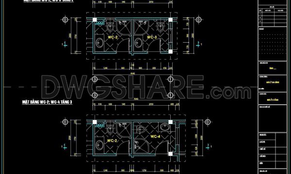 2 years ago
                

                
             418223. Free download of CAD technical drawings for the construction of bathrooms in townhouses