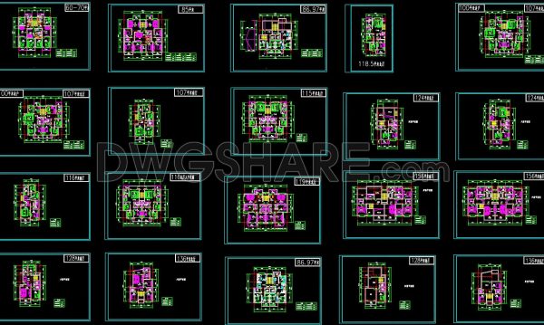 2 years ago
                

                
             1,376223. Functional layout plans of apartments ranging from 60m2 to 136m2