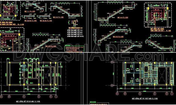 223. Structural Drawings Of 3-Story House A Complete Project 6m x 14m For Download