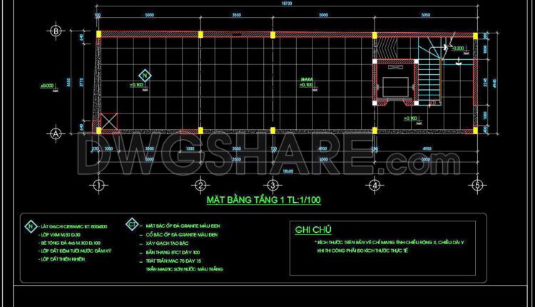 23. Download free detailed CAD drawings of floor plans for a 5-story townhouse