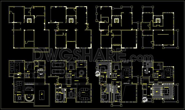 2 years ago
                

                
             1,346236. Download CAD Drawings of 960m2 Villa Floor Plans
