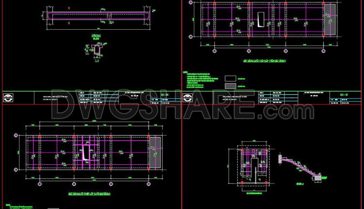 254. Structural Drawings Of 3-Story House A Complete Project 4m x 12.7m For Download
