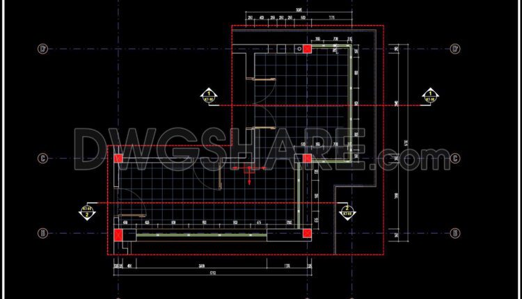 299. Detailed architectural CAD drawings of the facade, balcony, railing townhouse