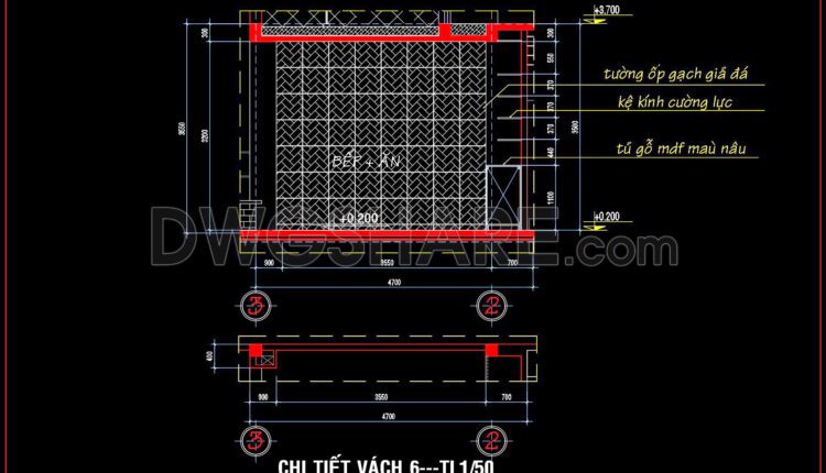 301. Detailed architectural CAD drawings of the facade, balcony, railing townhouse